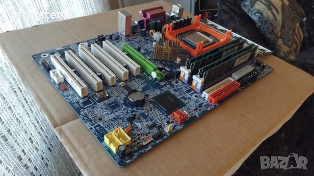 Дънна платка Gigabyte GA-8IG1000 Socket 478 CPU+FAN+RAM, снимка 6 - Дънни платки - 52258552