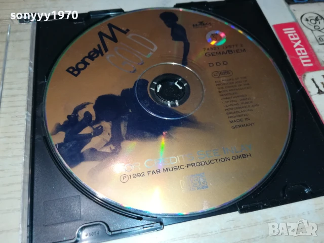 BONEY M CD 0607250923, снимка 4 - CD дискове - 50923275