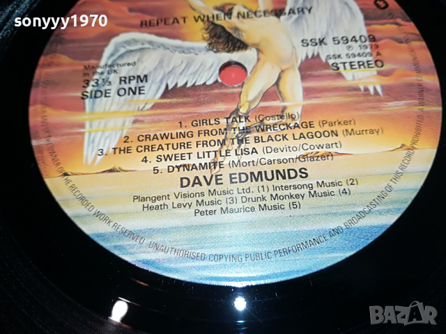 ПОРЪЧАНА-DAVE EDMUNDS-MADE IN ENGLAND 1804221816, снимка 12 - Грамофонни плочи - 36499144