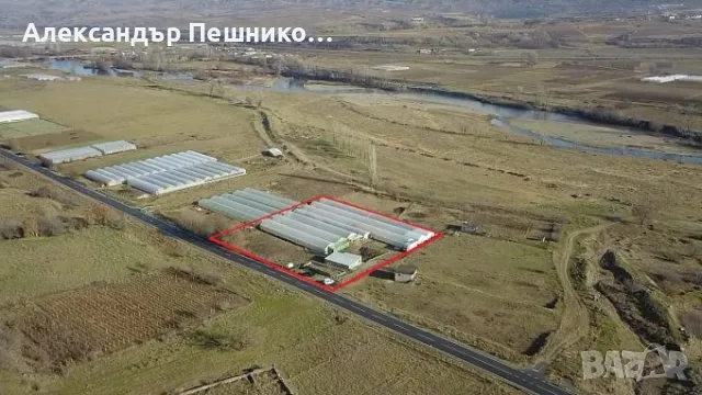 Продава оборудвана оранжерия, гр.Сандански, снимка 2 - Оранжерии - 48527851