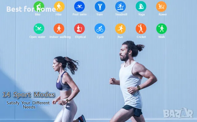 UMIDIGI UFit Pro(44 мм) Смарт часовник- фитнес тракер, снимка 11 - Смарт гривни - 48371865