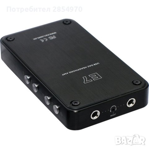 FiiO E7 USB DAC и преносим усилвател за слушалки, снимка 2 - Ресийвъри, усилватели, смесителни пултове - 41242113