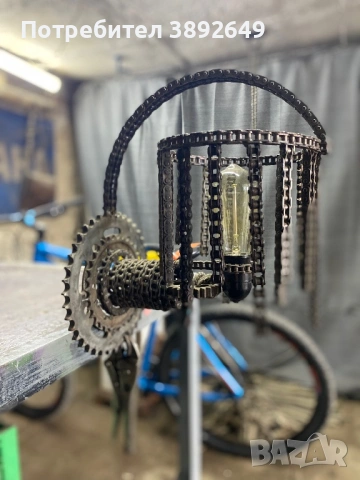 Лампа , аплик ,абажур , метал, снимка 6 - Лампи за стена - 53349406