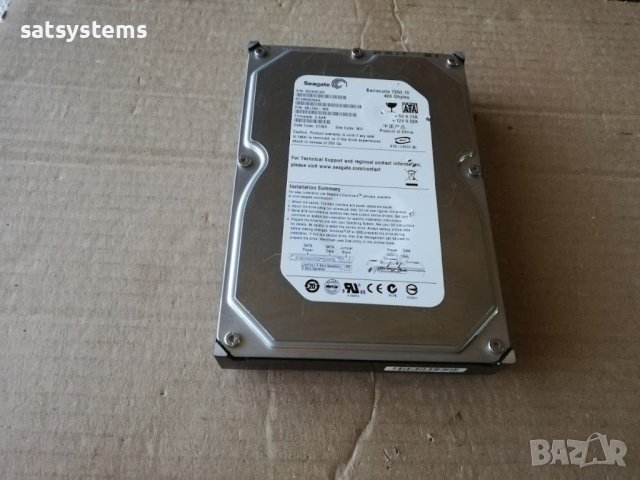 Хард диск Seagate Barracuda ST3400620AS 400GB SATA 3.0Gb/s, снимка 1 - Твърди дискове - 41621294