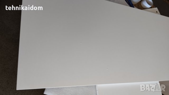 Бюро HOMCOM компютърно бюро 110 x 50 x 76 см бяло с 3 забележки, снимка 5 - Бюра - 41408003
