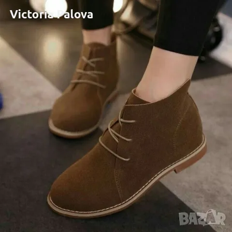 Модерни боти шоколадов цвят MARINA SEVAL Испания