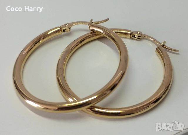 Комплект 4чифта обеци,стомана, снимка 4 - Бижутерийни комплекти - 53836830