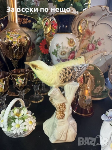 Royal Dux Czechoslovakia Circa 1955 - прекрасна птица изработена с много класа и стил Код P1894, снимка 10 - Декорация за дома - 53332271