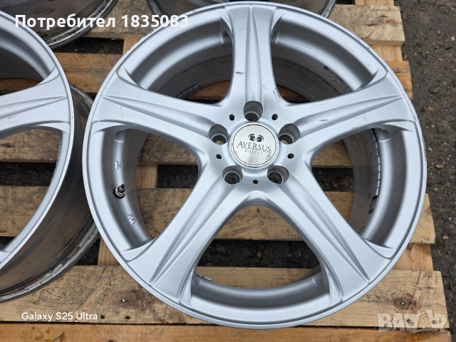 Лети джанти 17ки 5х108 Aversus, снимка 6 - Гуми и джанти - 53235544