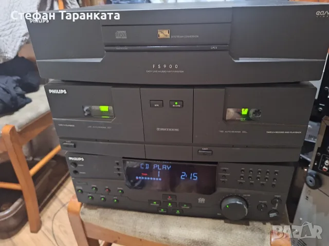 Philips-Аудио система от три компонента , снимка 3 - Аудиосистеми - 55838542