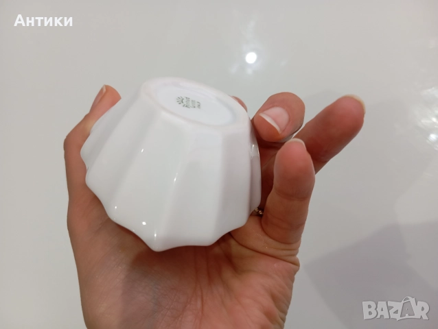Порцеланова стара сосиера маркирана , снимка 8 - Колекции - 52625325