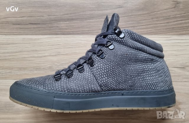 Мъжки кожени кецове Nubikk Lizard - 41 , снимка 10 - Кецове - 38818464