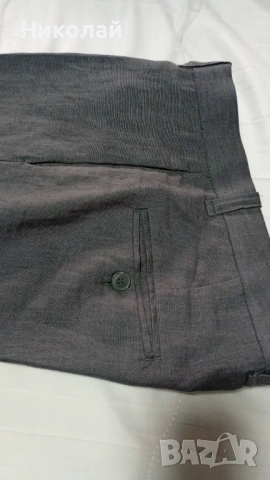Мъжки костюм 100% лен + подарък, снимка 14 - Костюми - 53604922