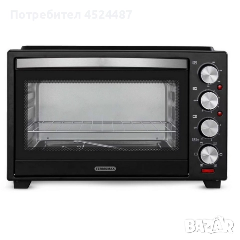 Компактна печка Termomax – фурна + два керамични котлона в едно, снимка 4 - Печки, фурни - 52490022