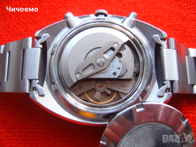 Seiko Chronograph 6139-6002 POGUE, снимка 6 - Антикварни и старинни предмети - 53106421