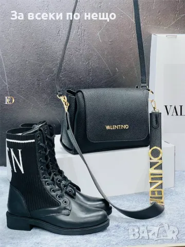 Дамска черна чанта Valentino🔝Prada - Налични различни модели Код D1459, снимка 2 - Чанти - 48244371