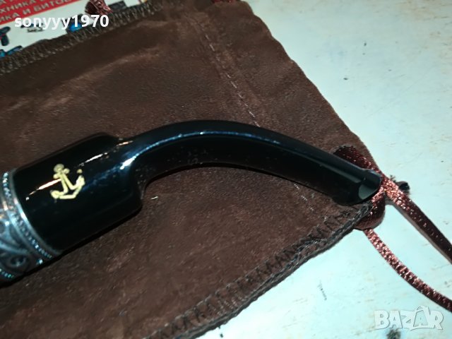 ДЪРВЕНА ЛУКСОЗНА ЛУЛА С ЛОГО И КЕЙС 0205231820, снимка 16 - Лули - 40565799