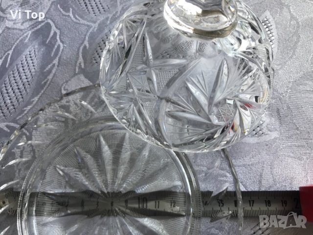 Кристални купи ,гарафа,чинийки, снимка 2 - Други - 33894074