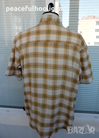 Salewa -страхотна мъжка карирана риза за туризъм с къс ръкав размер XL , снимка 9 - Ризи - 51475487