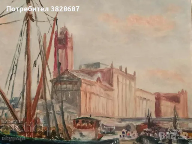 ПЕЙЗАЖ"ПРИСТАНИЩЕ", снимка 5 - Картини - 48250497