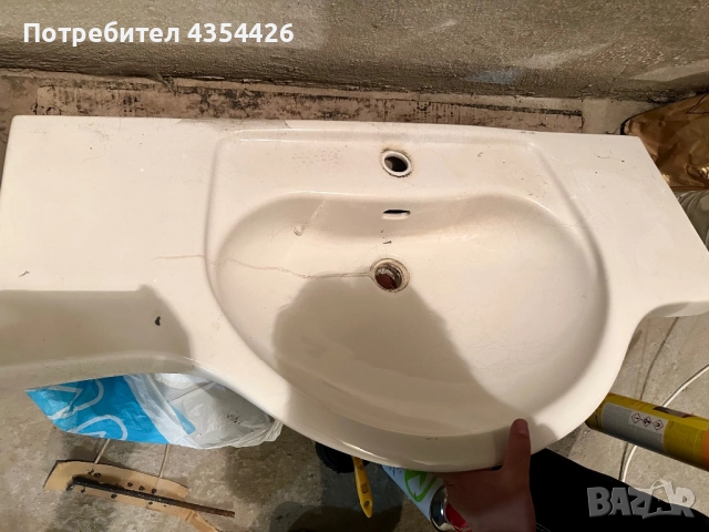 Шкаф за баня с умивалник, снимка 3 - Шкафове - 52864611