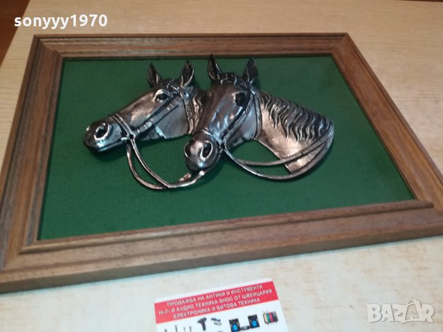 коне-картина коне внос германия 0109211217, снимка 4 - Антикварни и старинни предмети - 33990417
