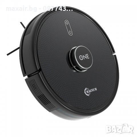 MAGNUM ONE Black – Прахосмукачка робот с БГ приложение (черен) * Безплатна доставка, снимка 12 - Прахосмукачки - 36080538