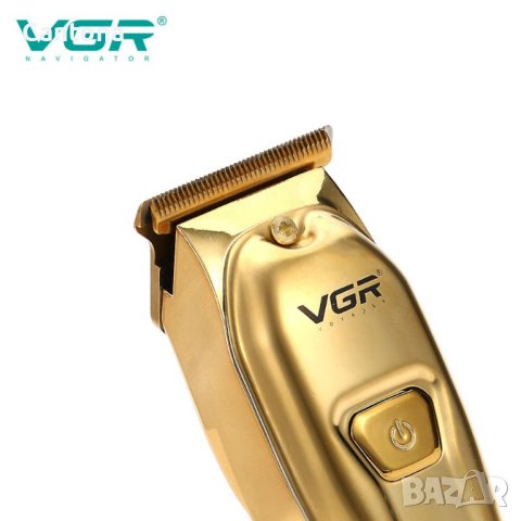 Maшинка за подстригване VGR 965, дисплей, 4 приставки, 5W, метален корпус, USB зареждане, снимка 3 - Машинки за подстригване - 41026330