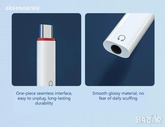 Нов преходник от USB Type-C към 3.5 мм стерео жак адаптер за слушалки аудио конвертор за iPhone 15, снимка 17 - Аксесоари за Apple - 53784089