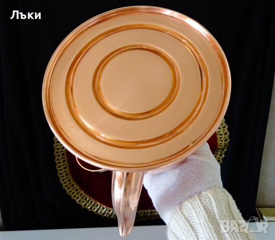 Меден чайник,чиста червена мед 2.5 л. , снимка 9 - Антикварни и старинни предмети - 53817223