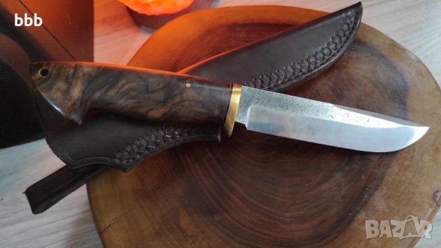 Ловен нож от стомана D2, снимка 5 - Ножове - 53492308
