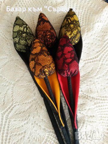 Текстилни лалета, снимка 15 - Изкуствени цветя - 41927721