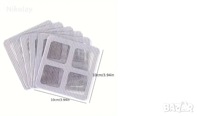 продавам метални лепенки за баня-да не влизат косми и боклуци в сифона залепя се преди къпане , снимка 2 - Препарати за почистване - 48601404