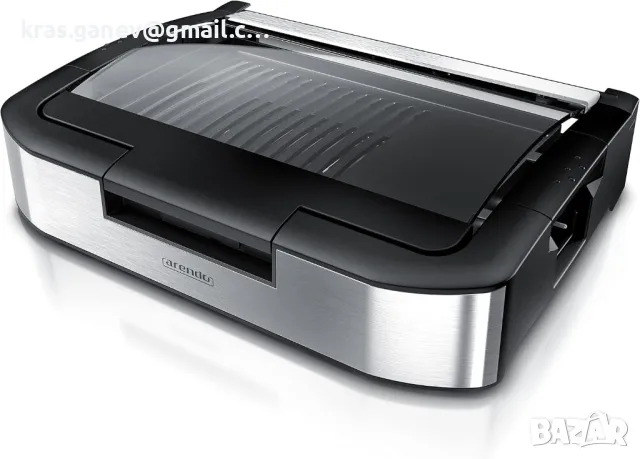 Електрически грил от неръждаема стомана - 1800 W, снимка 6 - Скари - 49828409