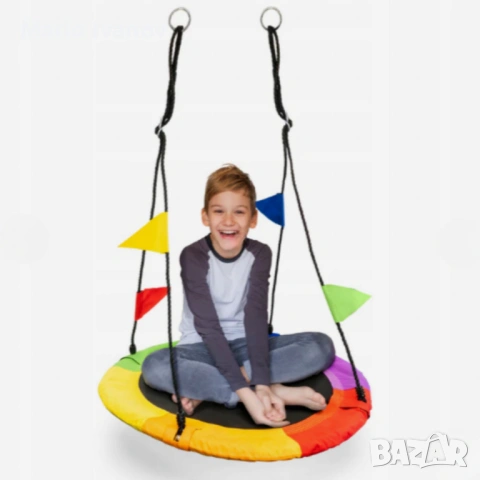 Люлка "Щъркелово гнездо" — здрава, удобна и подходяща за деца и възрастни до 150 кг, снимка 5 - Детски люлки - 53401283