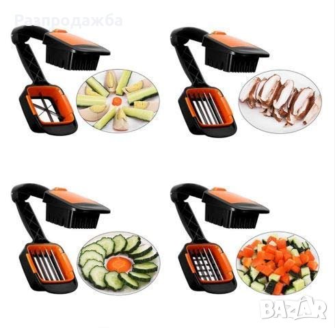 5 в 1 Ръчно ренде за бързо рязане NICER DICER QUICK, снимка 3 - Други - 39382297