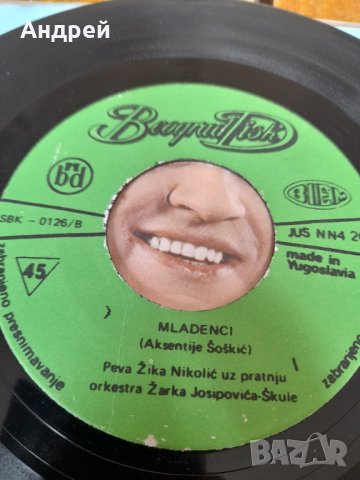 Грамофонна плоча Zika Nikolic, снимка 6 - Други ценни предмети - 34847169