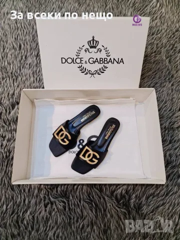 Dolce&Gabbana Дамски Ниски Чехли Долче И Габана - Различни Цветове Код SEM-586, снимка 3 - Чехли - 55876529