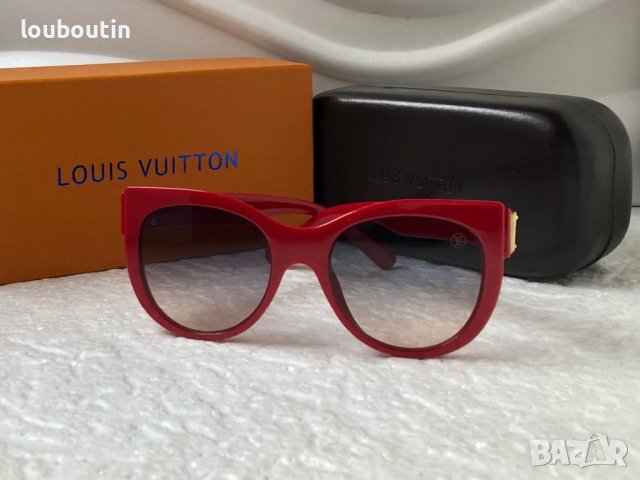 Louis Vuitton 2023 висок клас дамски слънчеви очила котка, снимка 6 - Слънчеви и диоптрични очила - 38999336