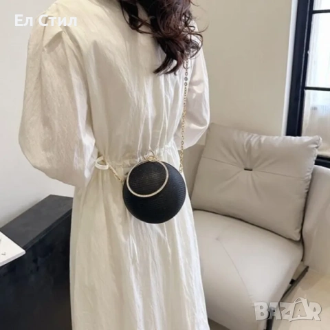 💕Дамска чанта ,топка , снимка 2 - Чанти - 53562756