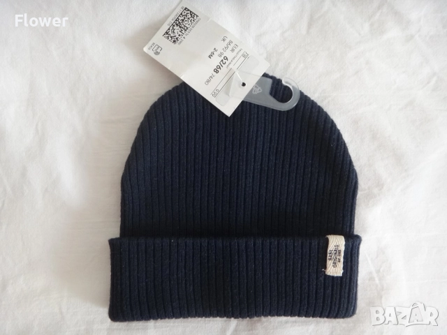 HM Нова бебешка плетена зимна шапка размер 62/68, 2-6 месеца