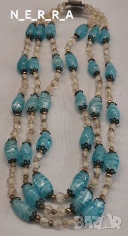 Триреден винтидж гердан-мурано