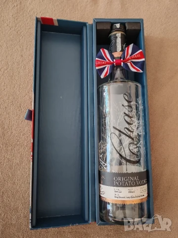 Шише и кутия от водка CHASE. , снимка 3 - Колекции - 51225451