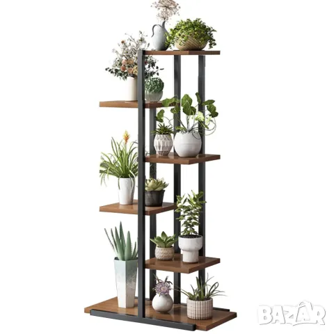 Цветарник стойка, етажерка, рафт за сакции, цветя тъмен и светъл цвят, снимка 2 - Етажерки - 48423198