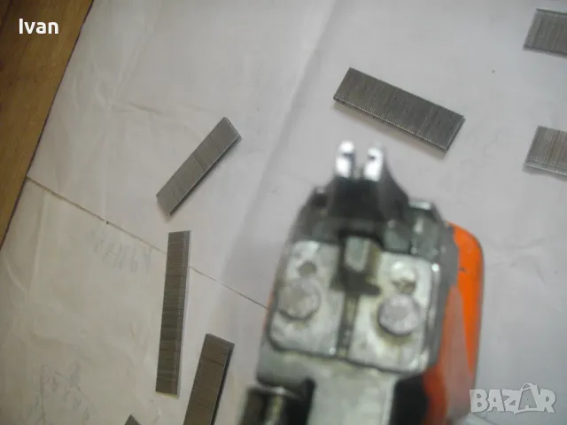 HOLZ-HER Typ B 3412 - Made in Germany Строителен ПНЕВМАТИЧЕН ТАКЕР ЗА СКОБИ 16-41мм Отличен Голям , снимка 7 - Други инструменти - 47782015