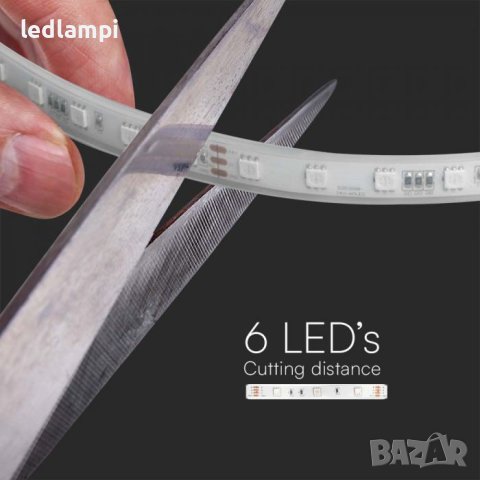 LED SMART Дигитална Лента Комплект RGB 24V Влагозащитена, снимка 6 - Лед осветление - 42611162