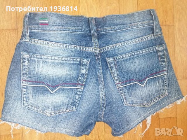 Нови къси дънкови панталонки Diesel 36, снимка 6 - Къси панталони и бермуди - 41144381