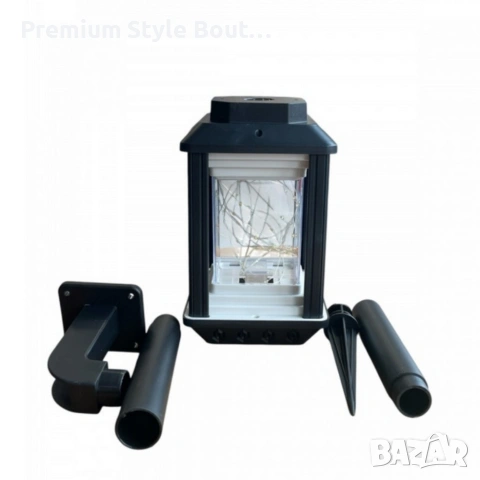 Градинска индукционна соларна лампа HW-888C-1W - стилна и функционална, снимка 6 - Друга електроника - 53813491