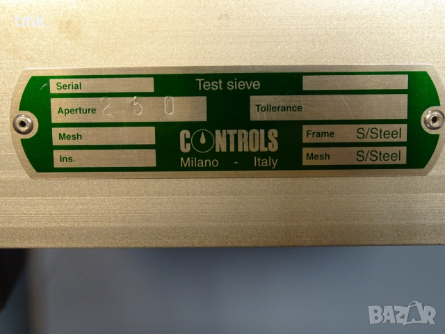 Лабораторни анализни сита CONTROLS MOD 47-D0418, снимка 5 - Други машини и части - 36375233