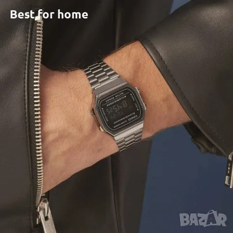 Casio Digital Classic Watch 'Black Silver' A168WGG-1A, снимка 4 - Мъжки - 48351343